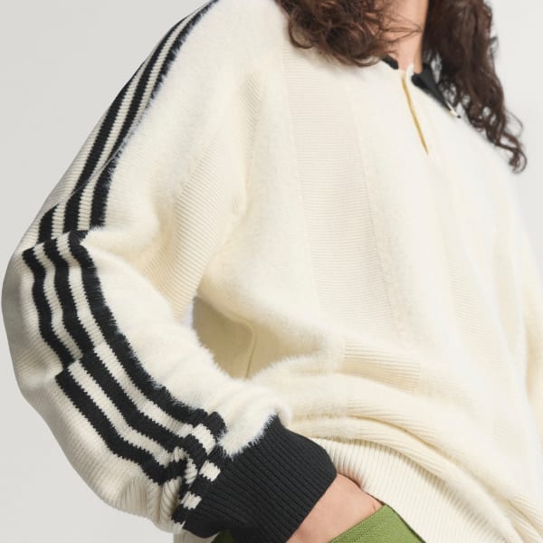 adidas Premium Knitted Jersey - White | Free Shipping with adiClub