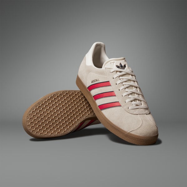 Weiss Gazelle FC Arsenal Terrace Icons Schuh