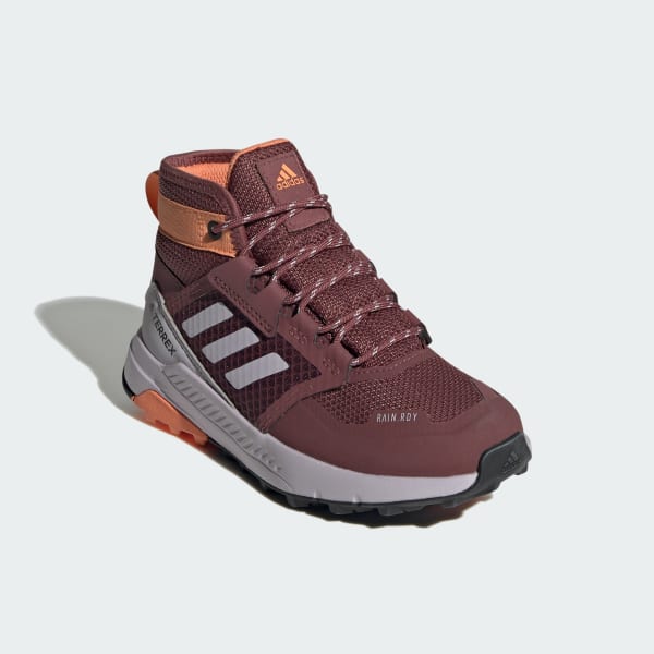Burgundy Terrex Trailmaker Mid RAIN.RDY Hiking Shoes