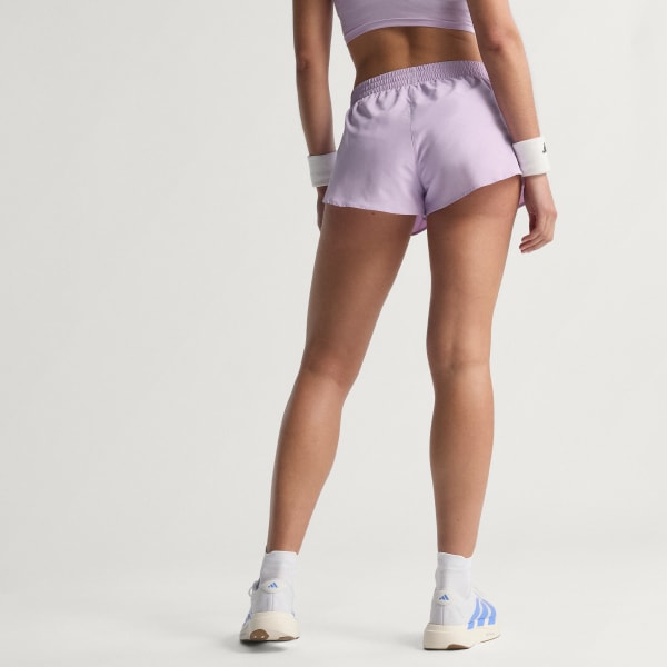 Purple Adizero Essentials Running Split Shorts