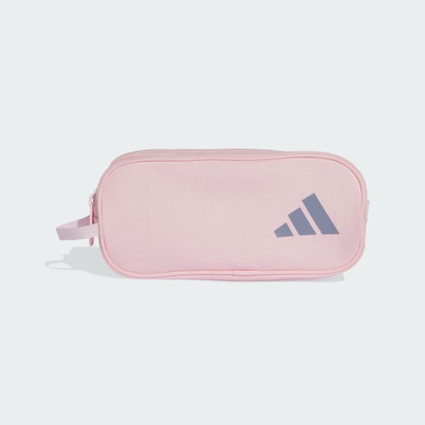 ピンク 2ジッパー ペンシルケース