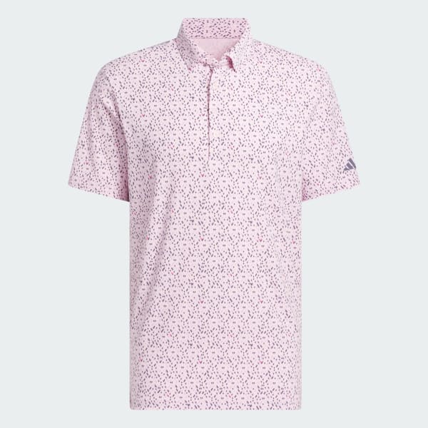 Pink Ultimate365 Micro Argyle Polo Shirt