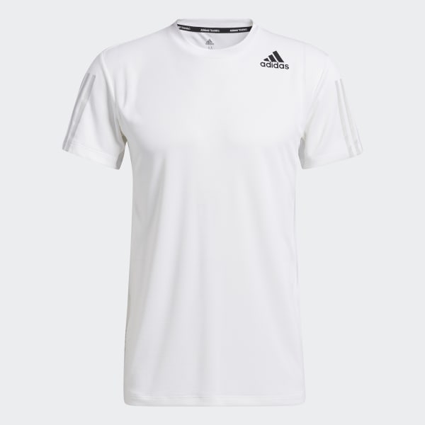Blanco Polera HEAT.RDY 3 Tiras