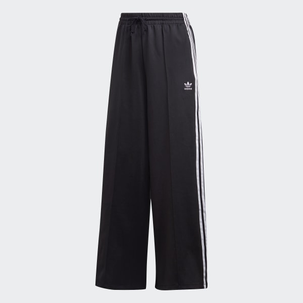 adidas Originals Relaxed WideLeg Track Pants  Striped wide leg trousers  Tomboy style outfits Jeans outfit casual