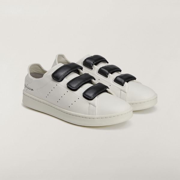 Grey Y-3 Stan Smith Hook-And-Loop