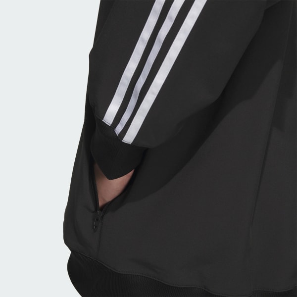 アディダス プルオーバー トラックトップ - ブラック