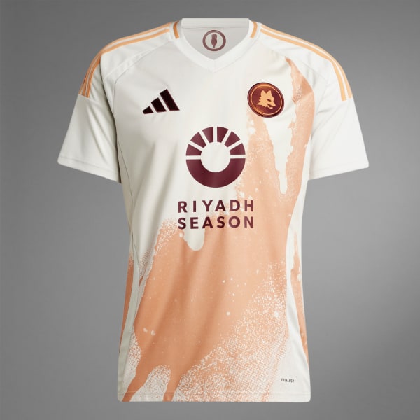adidas AS Roma 24/25 Away Jersey - Grey | Free Shipping with