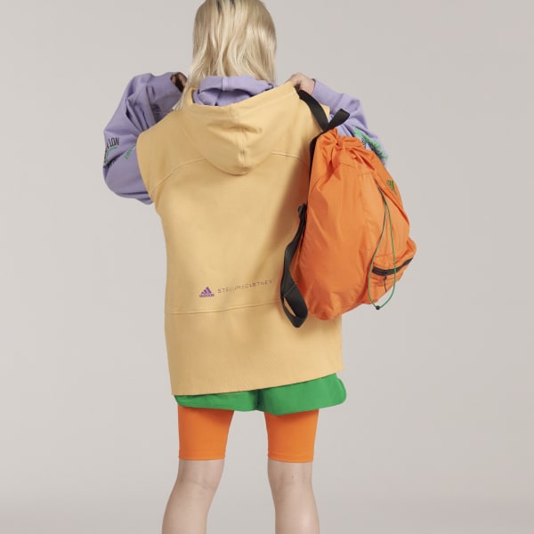 Gul adidas by Stella McCartney Sleeveless kønsneutral hoodie BWC69