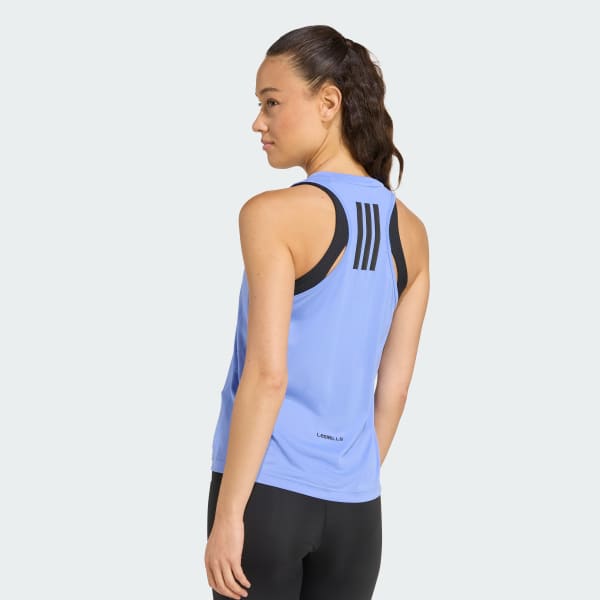 Blauw Les Mills Graphic Tanktop