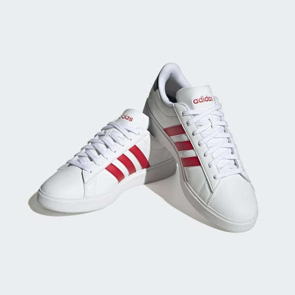 wit Grand Court Cloudfoam Comfort Schoenen