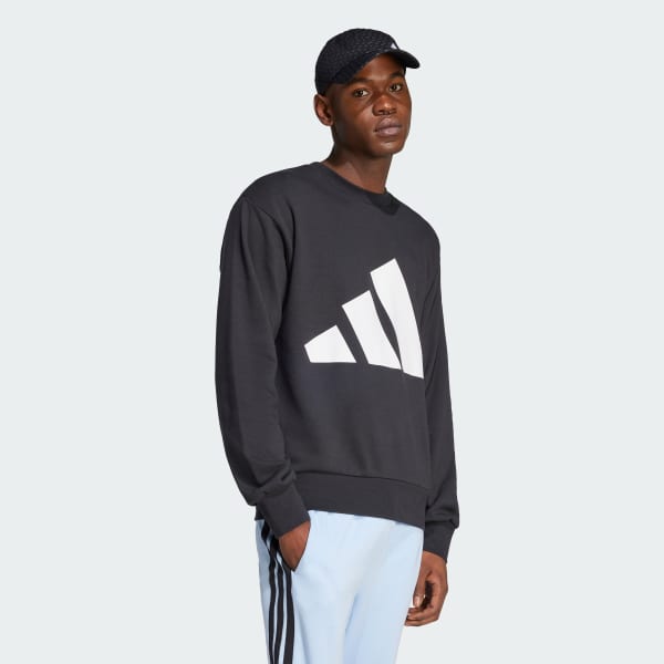 cerná Mikina Essentials Big Logo French Terry