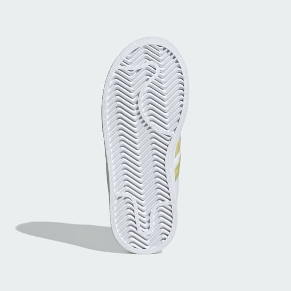 White adidas Disney Zootopia Superstar II Comfort Closure Shoes Kids