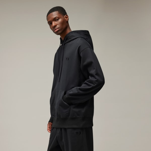 Black Y-3 French Terry Hoodie
