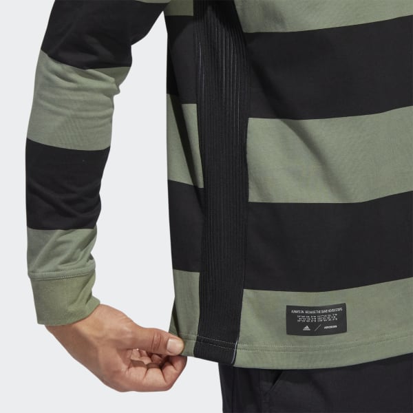 Black Adicross Long Sleeve Polo Shirt LE280
