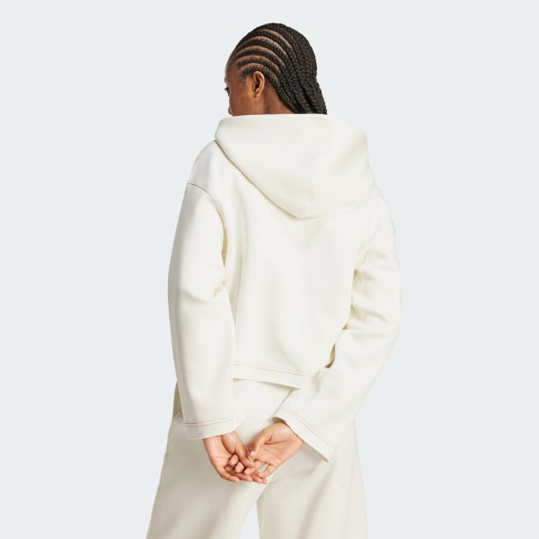 Blanc Sweat-shirt à capuche graphique ample ALL SZN