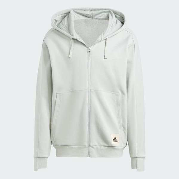 adidas Lounge French Terry Full Zip Sweatshirt Grey adidas Philippines