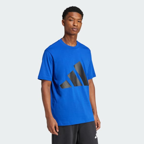 Azul Playera Essentials Logo Grande