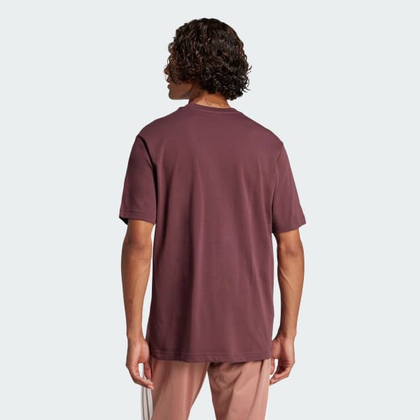 Bordeaux T-shirt grand logo Essentials