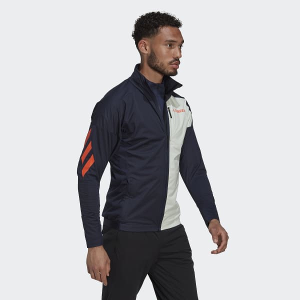 Blue Terrex Xperior Cross-Country Ski Soft Shell Jacket AT985
