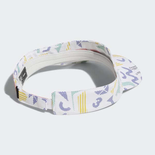 White Graphic Visor