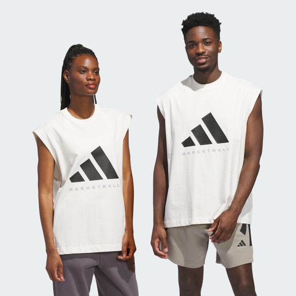 adidas Basketball Sleeveless Tee (Gender Neutral) - Green