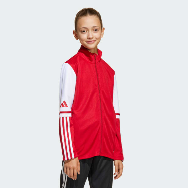 adidas Squadra 25 Training Jacket Kids - Red | Free Shipping with