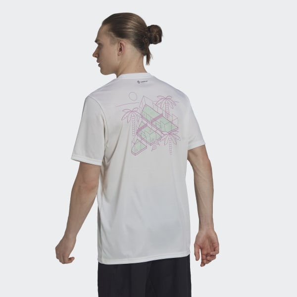 Branco T-shirt de Padel CN423