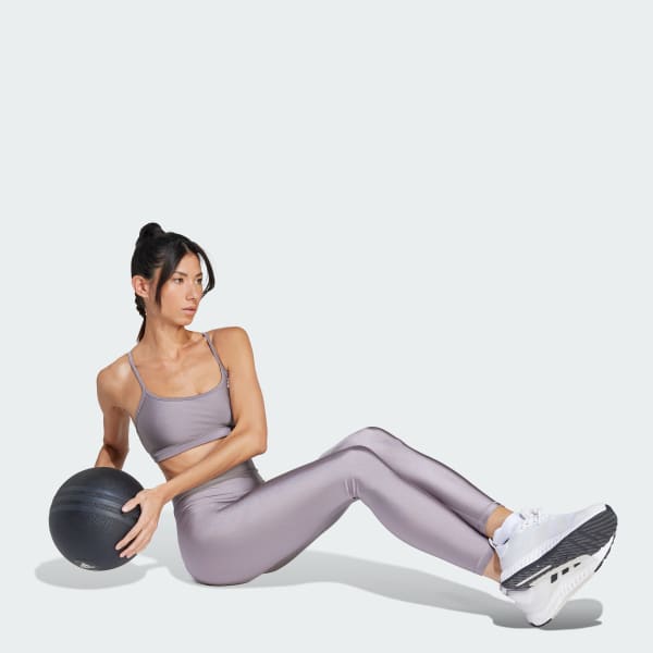 Grey Aeroreact Training Light-Support Shiny Bra