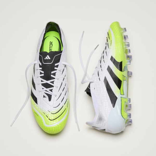 Wit Predator Elite Firm Ground Voetbalschoenen