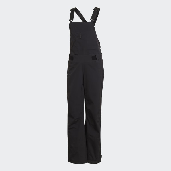 Black Resort Two-Layer Insulated Bib Pants