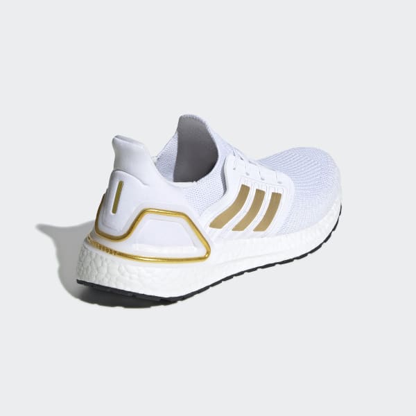 white and gold adidas ultra boost