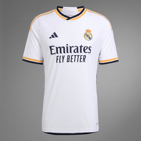 Camiseta Authentic Hombre Primera Equipación Blanca 23/24 - Real