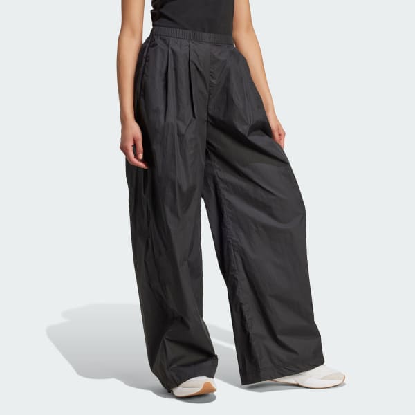 Black City Escape Summer Parachute Pants