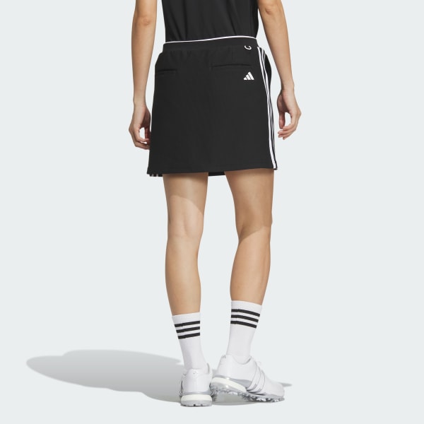 ♥️新品⭐adidas GOLF 3ストライプ&スカート 上下セット 　L adidas スカート スリーストライプス ストレッチプルオン