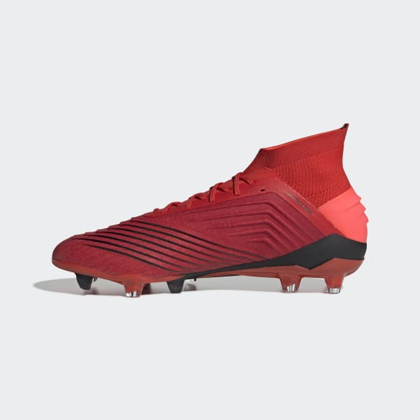 Adidas Predator 19 1 Cim Saha Kramponu Kirmizi Adidas Turkey