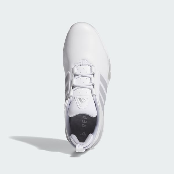 White ADIPOWER 26 WIDE SPIKELESS GOLF SHOES