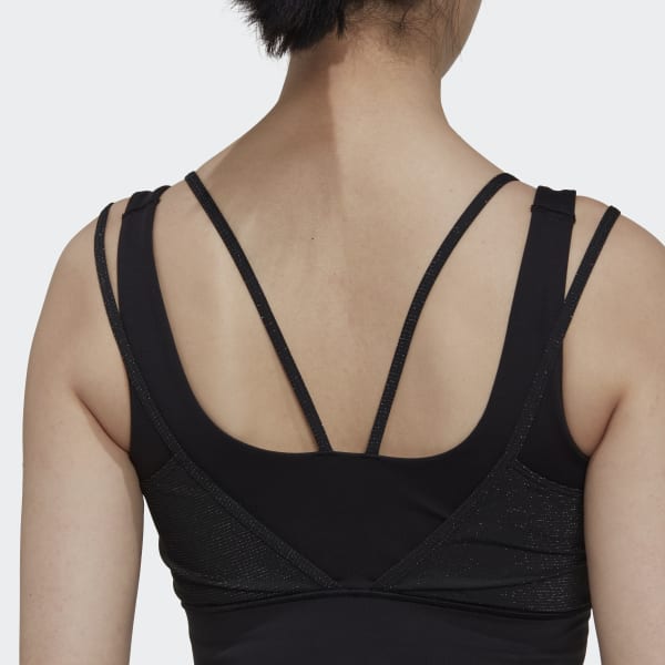 Nero Reggiseno sportivo Powerimpact Training Medium-Support Shiny