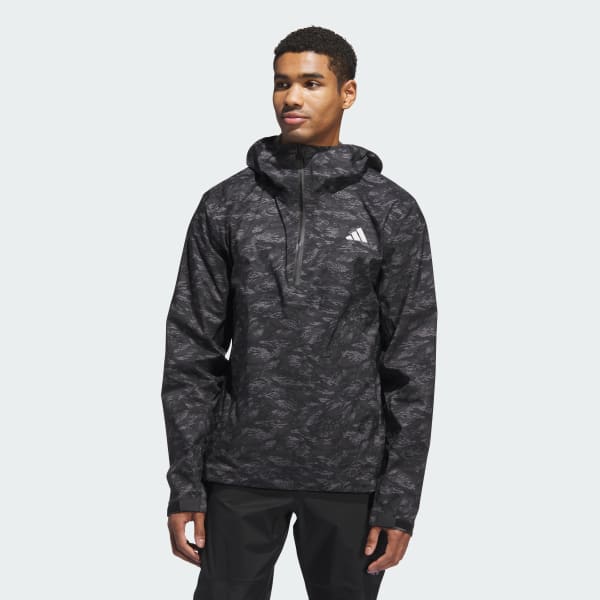 adidas Ultimate365 Tour CLIMAPROOF+ Anorak Jacket - Black | Free