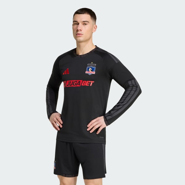 Negro Camiseta Visitante Colo-Colo Manga Larga
