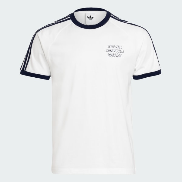 ホワイト OSKカタカナ グラフィックTシャツ (半袖)
