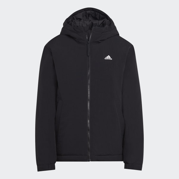 Negro Chaqueta Térmica con Capucha BSC Resistente