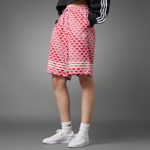 Rosa Adicolor 70s BB Monogram Shorts