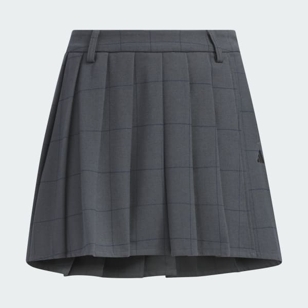 Grey 체크드 랩 스커트