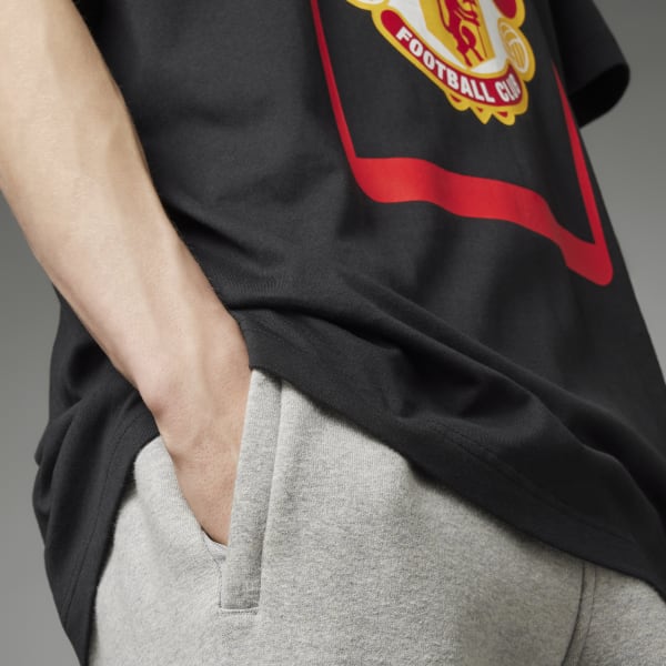 adidas Manchester United OG Graphic Tee Black adidas India