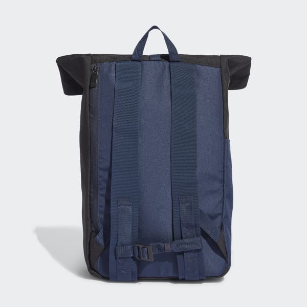Svart Adicolor Reprocessed Classic Roll-Top Backpack MKL14