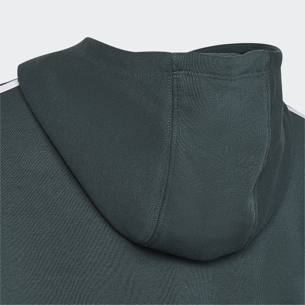 Vert Sweat-shirt à capuche Adicolor Cropped JEA34