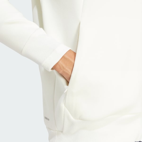 ホワイトフード付きジャケット フード付きクロスジャケット - オフホワイト | ZARA Japan / 日本
