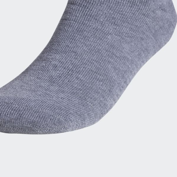 Grey Trefoil Crew Socks 6 Pairs