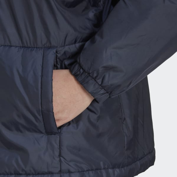 modrá Essentials Insulated Hooded Jacket (Plus Size) AV244