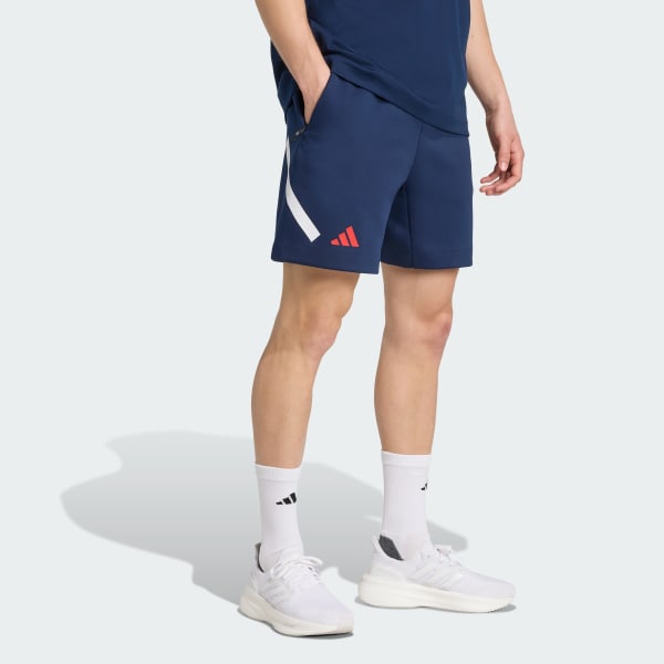 Blauw Frankrijk Travel Short